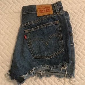Levi’s cutoff denim shorts